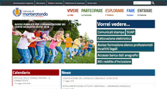 Desktop Screenshot of comune.monterotondo.rm.it